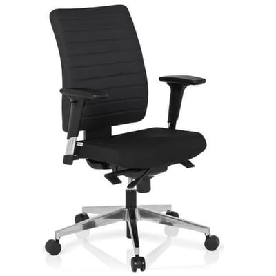 PRO-TEC 350 - Professionele bureaustoel Zwart