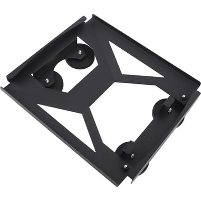 Kit de montage rectangulaire pour toit de voiture de camping-car satellite Base plate Adsorption forte sans couture pour mini camping-car, van, bateau, overlanding black