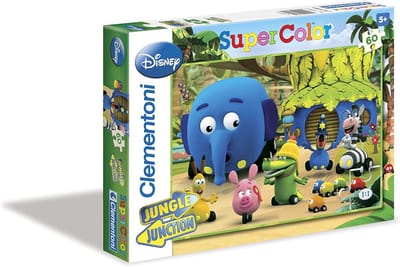 Puzzel 60 Stuks - Kinderspel Legpuzzel - Creatieve Ontspanning - Grote Stukken - 28x20 cm - Jungle Thema