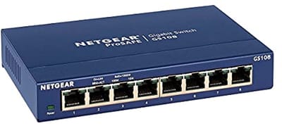 8-Poorts Gigabit Ethernet Switch - Desktop of Wandmontage met Beperkte Levenslange Bescherming