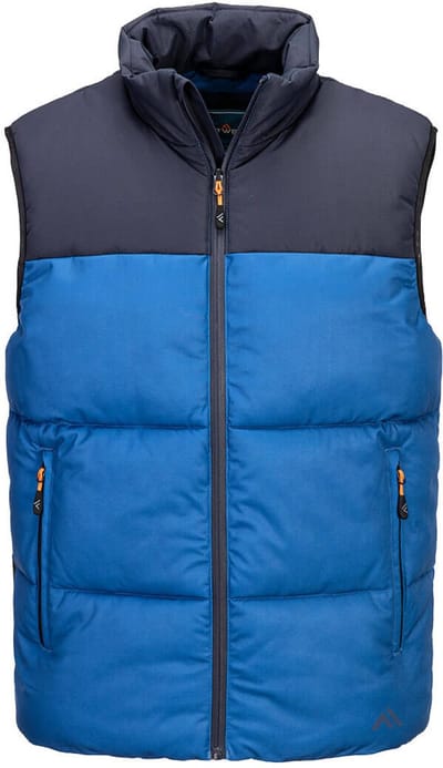 Portwest KX3 geïsoleerde gestepte bodywarmer KX305 - Kwarts / Donker marine - L