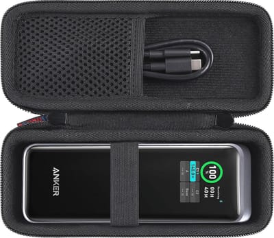 Harde Schaal Reisetui voor 27.650 mAh Powerbank - Draagbare Oplader Hoes