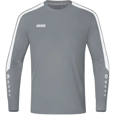 Jako Power Keepershirt Lange Mouw Kinderen - Steengrijs | Maat: 116