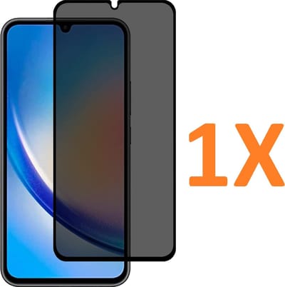Screenprotector Glas - Privacy Tempered Glass Screen Protector Anti-Spy Glasplaatje Geschikt voor: Samsung Galaxy A23 5G A236 - 1x
