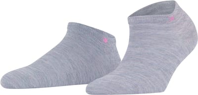 Burlington Soho Vibes kort eenkleurig katoen sneakersokken enkelsokken dames blauw - maat 36-41
