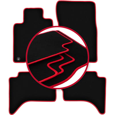 CARLUX-RED automatten voor: Fiat Fullback off-road (2015-)