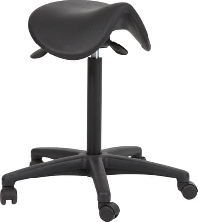 Workliving Zadelkruk PUR - PUR Zitting - Nylon onderstel - Bureaukruk (ongemonteerd)