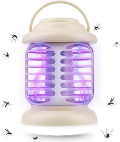 VHV - Muggenlamp - Oplaadbare UV Insectenlamp IPX4 met Nachtlamp - Stille Vliegenlamp voor Tuin, Terras en Camping