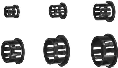 Dailygoods - 160 Stuks Kabelmondbescherming van Nylon Kunststof