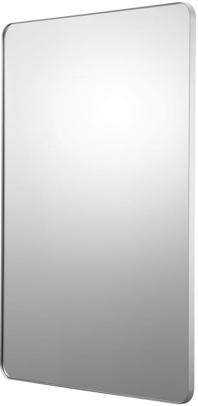 Wandspiegel, 91,4 X 121,9 cm, Aluminium Frame, Explosieveilige Folie, Z-Vormige Beugel, Krasbestendig, voor Badkamer, Slaapkamer, Woonkamer