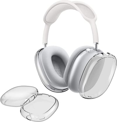 Zachte en Dunne Hoes voor AirPods Max met Oorkussen Bescherming, Krasbestendig, Stofdicht en Wasbaar in Grijs