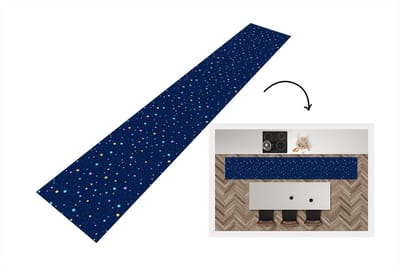 Keukenloper - Loper keuken - Sterrenhemel - Sterren - Design - 300x50 cm - Keukenloper vinyl