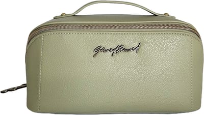 Gérard Brinard Unfold Chique Make-up Box Groen L of (XL) Toilettas - Reistas - Beauty case - Cosmetica tas - Make-up Organizer - Skincare Organizer - Reis Toilettas - Multifunctionele Make-up Tasje - Case Tool