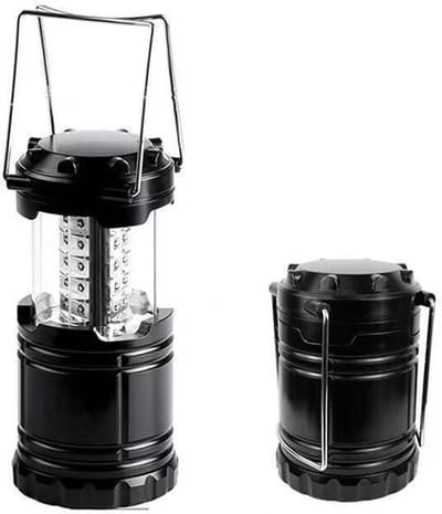 Daity Campinglamp - Kampeerlamp - LED-kamplantaarn - op batterijen werkende vouwlampen - LED-tentlantaarn - lantaarn voor kamperen - wandelen - draagbare buitenlantaarn voor noodgevallen