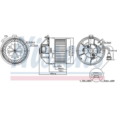 Binnenventilator NISSENS 87704