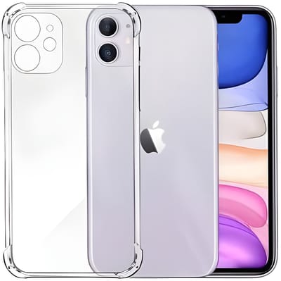 Mobile5 - Apple iPhone 11 - Transparant telefoonhoesje - Anti Shock - Schokbestendig