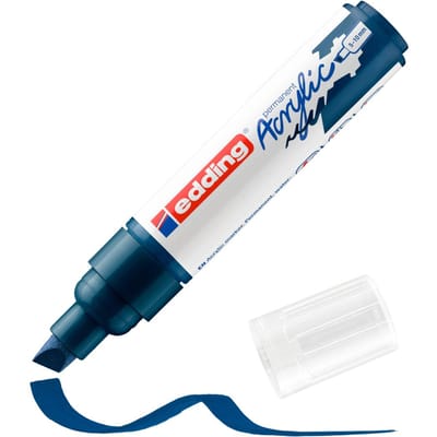 edding 5000 Acrylic "Acrylmarker - Wide" - Elegant Nachtblauw