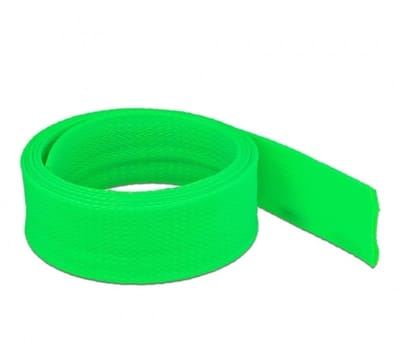 Polyester kabelsleeve | rekbaar | 50mm | groen | 2 meter