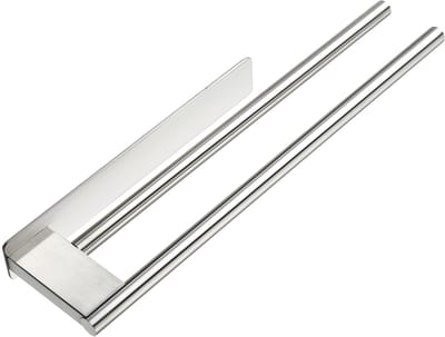 Unyqoos ® Zelfklevende Handdoekhouder met Dubbele Armen, Roestvrij Stalen Wandmontage voor Badkamer en Keuken