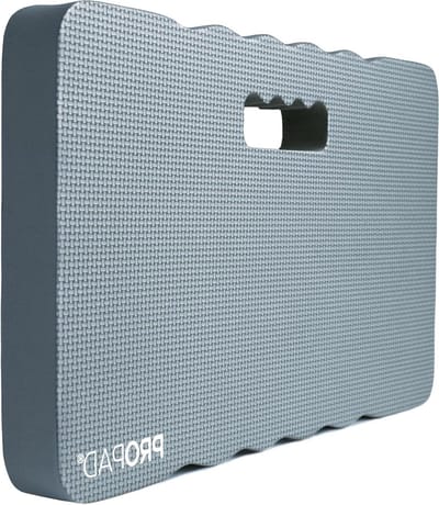 Dikke knielpad, tuinknieler, voor tuinieren, badknieler, voor babybad, knielende mat voor oefening en yoga, kniebeschermer voor werk, vloerschuimkussen, extra groot (XL) 18 x 11 x 1,5 inch, grijs