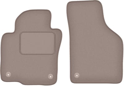 Beige voormatten voor: Volkswagen Jetta VI sedan, stationwagen, variant (2010-2018)