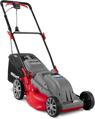 Krachtige Elektrische Grasmaaier 1800W, 44 cm Maaibreedte, 6 Hoogtes