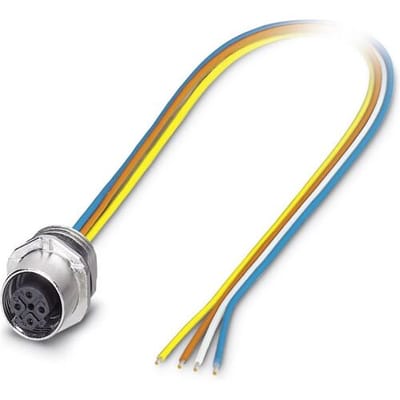 Phoenix Contact 1535202 Sensor/actuator inbouwconnector M12 Aantal polen (sensoren): 4 Bus, inbouw 0.50 m 1 stuk(s)