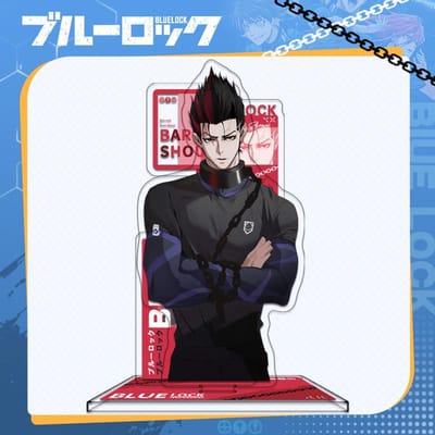 Duurzaam Blue Lock 351 Serie Dubbele Inzet Grote Standee Isagi Yoichi Bachira Meguru Nagi Seishiro Menselijke Figuur Bureaublad Decoratie