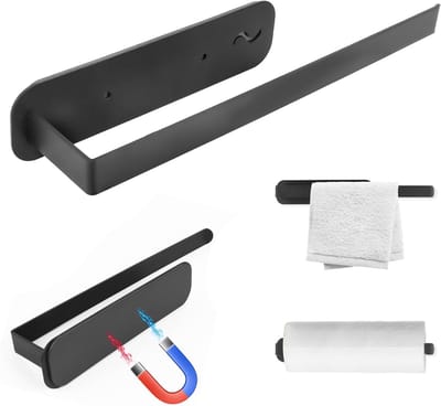 RVS Keukenrolhouder voor Keukenpapier, Magnetische Keukenaccessoire, Handige en Stijlvolle Oplossing voor Huishoudelijk Gebruik