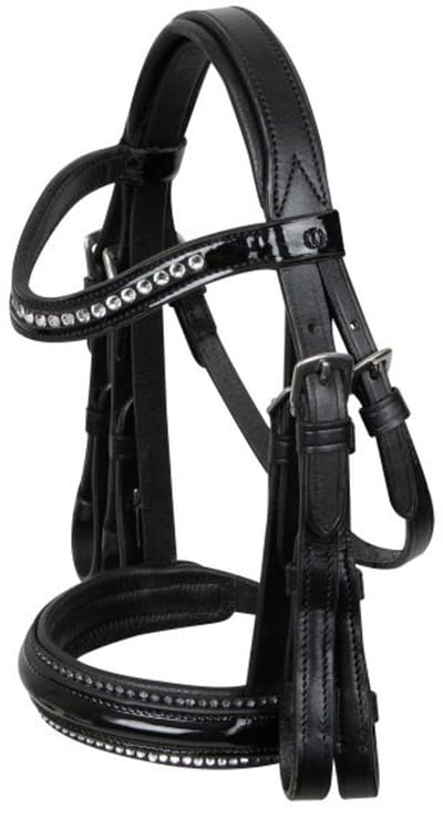 Imperial Riding - Hobby Horse Stang & Trens hoofdstel Grand Prix - Zwart
