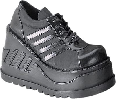 DemoniaCult - STOMP08 Plateau sneakers - US 5 - 35 Shoes - Zwart
