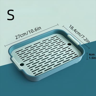 1 stuks Makkelijk te Gebruiken Konijnenbak - Kleine Plastic Toiletbak voor Hamsters, Fretjes, Katten, Cavia's & Nederlandse Varkens Huisdier Kattenbak S groen
