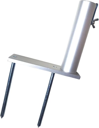 Verankeringspalen - Grondharingen - Parasols Bevestigen - Roestbestendig Dubbelpunt - 32.5 x 16.5 cm