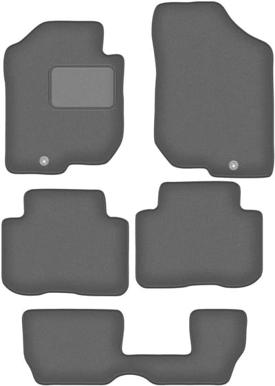 Grafiet automatten voor: Kia Carens III 7-zits (2006-2010)