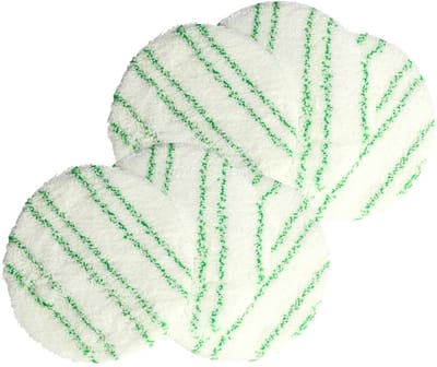 Polijstpads Set - Vervangende Pads - Vloeren Polijsten - Wasbaar Herbruikbaar - 6 Stuks - Groen Wit