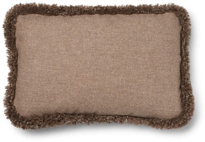 Sheepskin House - Kortharig Schapenvacht Kussen - KW rand - 34x52 cm