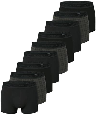uncover by Schiesser Heren retro short / pant 9 pack Cotton
