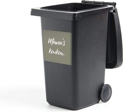 Container sticker Spreuken - Mama - Quotes - Mama's keuken - 40x40 cm - Kliko sticker