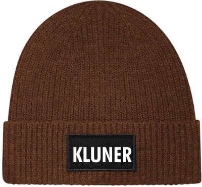 Wintermuts walnut rib gebreid | wit - Kluner - soBAD. | Unisex | Skimuts | Muts | Kou | met grappige tekst | Winter | Beanie