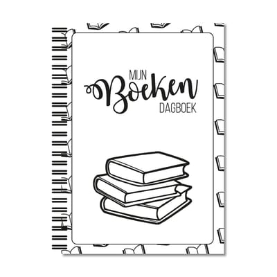 Boekendagboek | Book journal | Invulboek - voor 80 boeken
