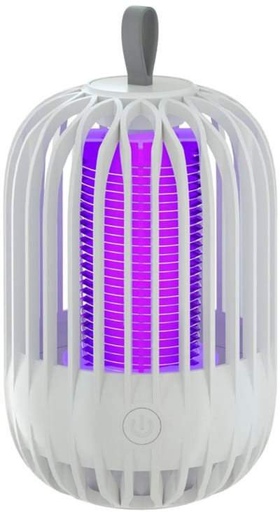 Elektrische Muggenlamp met 3000V Hoogspanning - 2-in-1 UV Insectenlamp en USB Nachtlampje - Stille Vliegenvanger en Insectenverdelger voor Slaapkamer, Woonkamer en Tuin - Gifvrije Muggen Killer Lamp