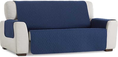 Belmarti Geo Quilt bankbeschermer - 240 cm - Blauw