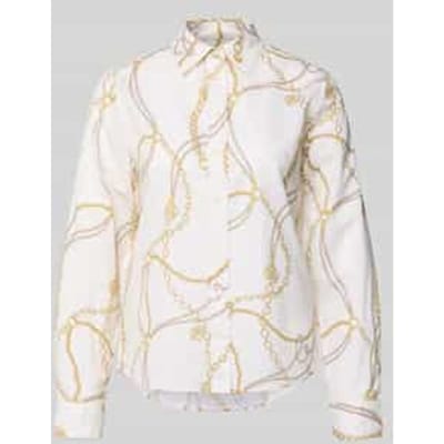 regular fit blouse in all-over look