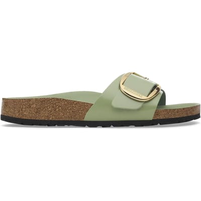 DamesSandalen Birkenstock Madrid Big Buckle Natural Leather Patent
