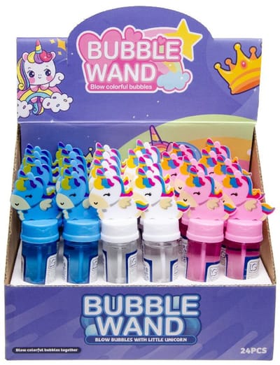 Duckiez Eenhoorn Bellenblaasstaf Mini - 24 stuks