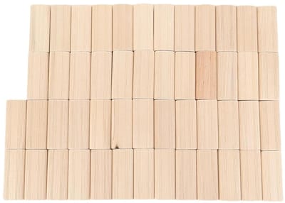 Houten Pen Set - Deuvel Blokken - Meubel Verbindingen - Hoge Dichtheid Hout - 50 Stuks 8x22x50mm - Natuurlijk Hout