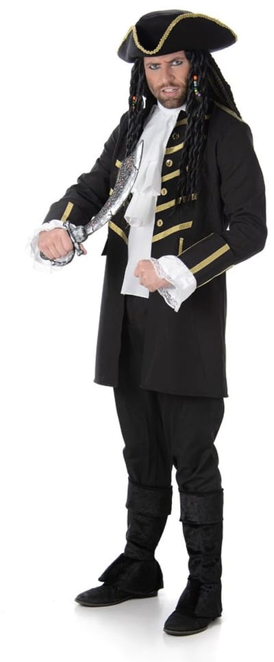 Verkleedkleding - Zwarte Piraat