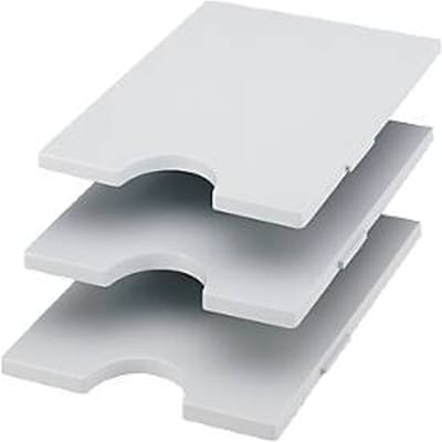 styro® legbord, voor sorteerstation Styrorac, 3 stuks, grijs