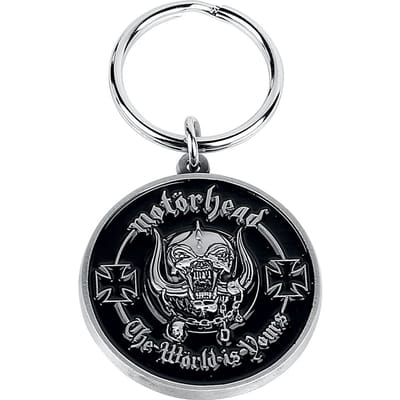 Motörhead The World Is Yours Unisex Sleutelhanger - Neutraal - Standard