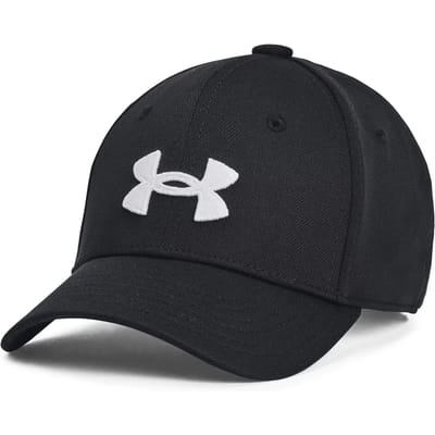 Under Armour B Blitzing Low STR-BLK Jongens Pet - Zwart - Wit